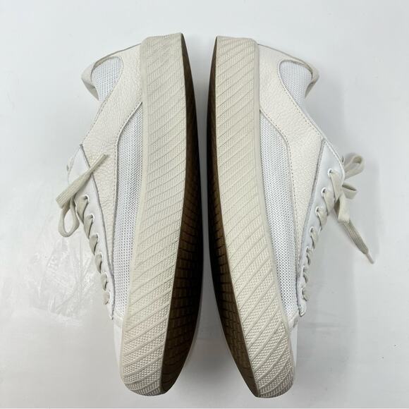 BY FAR Rodina Grained Low Sneakers Cream White Womens Size EU 40 / US 10 - Picture 7 of 12